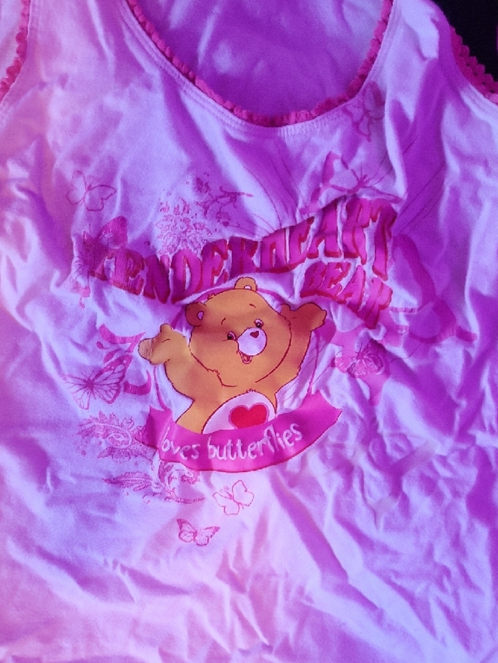 Care Bears Bright Pink Children's Tank and Shorts Set - Picture 7 of 10